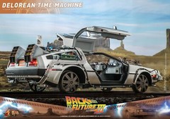 Hot Toys Delorean Back To The Future 3 III Time Machine 1/6 Scale Vehicle
