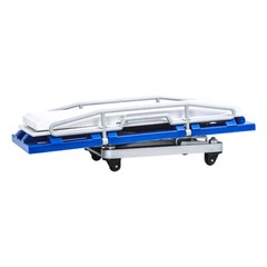 Blue and White Deluxe Moving Stretcher for WWE & AEW Wrestling Action Figures