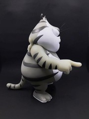 FAT TONY LIMITED MONOTONE DESIGNER VINYL FIGURE RON ENGLISH CEREAL KILLER SERIES