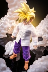1/12 White Kung Fu Costume Chinese-style Shirt For SHF Son Gohan (No Figure) New