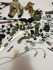 GI Joe Lot With Clothes And Accessories Weapons Ammo Figures