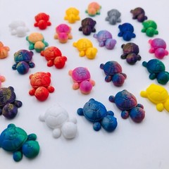 20pc 3D Printed Turtles Multicolored Cute Toy Decor Gift Decoration Random