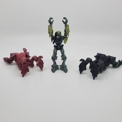 Greenbrier Final Faction Action Figures Lot – of 3 Kharn Monster Alien Figures