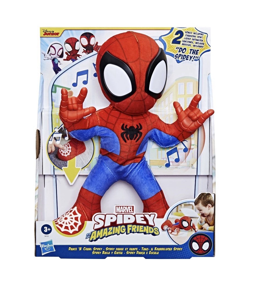 Marvel Spidey and his Amazing Friends Dance N Crawl Singing Animated Motion Toy