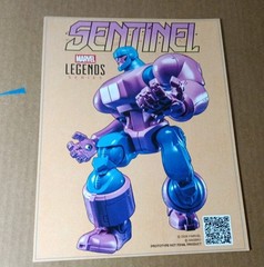 SDCC 2026 HASBRO MARVEL LEGENDS Art Print Poster Sentinel Prototype