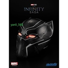US Stock!!! LED Black Panther Helmet Killerbody 1:1 Wearable Cosplay Mask Props-