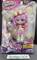 Shopkins Shoppies Wild Style Candy Sweets Doll Figure NIB Flocked N Fluffy Tribe