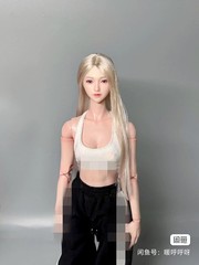 1/6 Artificial Hair Wig Cover Model For 12″ Female Action Figure Head Body Toys