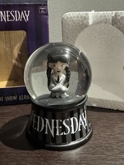 Wednesday TV Show Series 1 Collectible Mini Snow Globe- Wednesday Addams