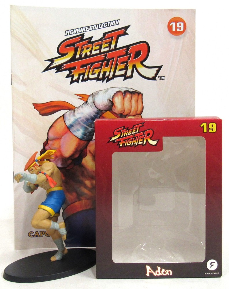 Fanhome Capcom Street Fighter #19 Adon Figure With Magazine