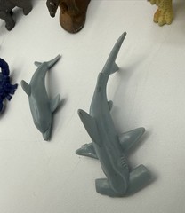 Lot Of Plastic Rubber Metal Dinosaur Shark Figures ANIMALS & OTHER Toys Vintage