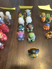 Lot of 118pcs Ooshies Pencil Toppers DC Comics Disney Marvel Figures Variety