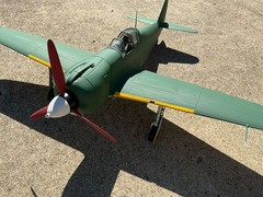 1:18 Kawasaki Ki-100 “Tony” Radial Engine Model Kit-Disassembled and Unpainted