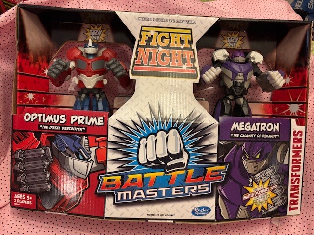 Transformers Battle Master Optimus Prime Megatron Fight Robot Ages 5+ Hasbro NEW