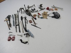 Lot Of Vintage LFL / Other 3.75 Figure Star Wars 90’s Toy Weapon Accessories