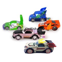 Disney Pixar Cars Electroplated Metal Toy Cars King Airplane Diecast Model Gifts