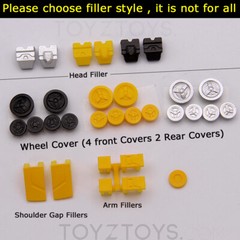 Matrix Workshop M-75A Cannon Gun Wheel Cover Filler Upgrade for Legacy Dragstrip