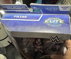Mattel WWE Paige Elite Collection Series 34 Action Figure Autographed Brand New