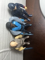 VINTAGE KENNER STAR WARS HK 1980 LANDO LOBOT BESPIN GUARD 3 FIGURES LOT COMPLETE