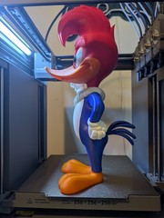 15″ Premium 3D Printed Woody Woodpecker Collectible Figure