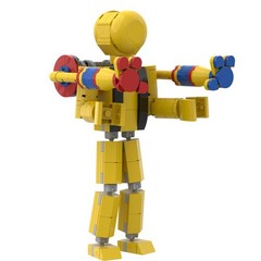 Poppy Playtime Figure Player No.1 with GrabPack Building Block Fan Surprise Gift