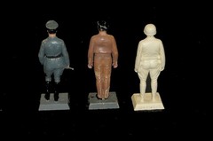 Vintage MARX WWII Gen. Montgomery Rommel PattonWOW 60mm toy soldiers playset