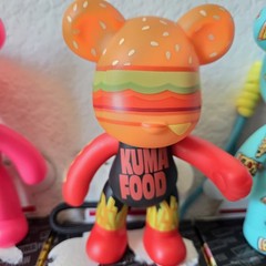 Kuma Paw Collectibles 5.5in Scale Food Edition Opened Mystery box bundle of 5
