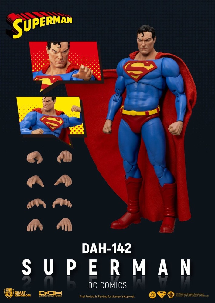 Beast Kingdom Dynamic 8ction Heroes DC Comics DAH-142 Superman Action Figure