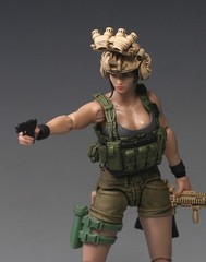 New Painted 1/18 Girl 3.75″ Male Soldier Articulated Action Figure Xmas Gift