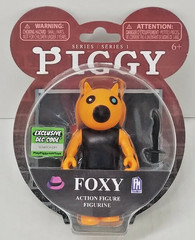 PhatMojo Series 1 PIGGY CLOWNY DINOPIGGY FOXY TIGRY 3.5in Action Figure Set/lot