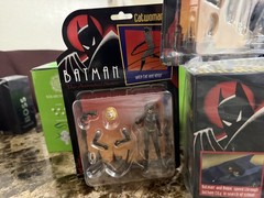 MEZCO 5 POINTS ANIMATED SERIES BATMAN WAVE 1 4 FIGURE LOT PLUS BATMOBILE