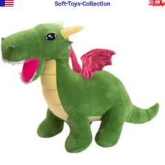 Dragon Plush Toy Soft Stuffed Animal Fantasy Dinosaur Kids Gift 24/32inch