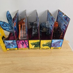 MonsterVerse ION DRAGOn Burning Godzilla Titanus Scylla Mothra Frost Vark 6″ Lot