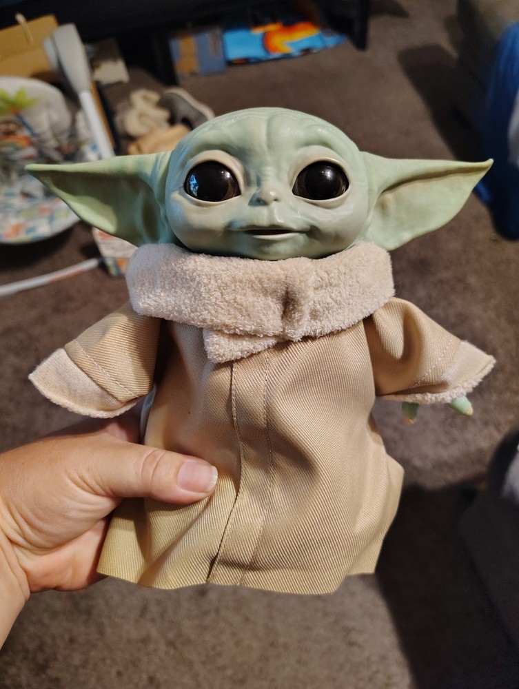 Hasbro Star Wars Mandalorian Baby Yoda Grogu The Child Animatronic 7” Working