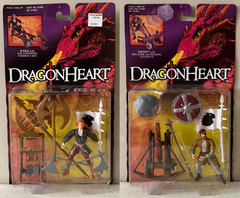 Dragonheart Axe-Chopping Cart Kara & Boulder-Launch Catapult Hewe Kenner 1995