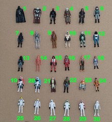 271x RARE CHASE Star Wars Micro Galaxy Squadron Mini Figures/Machines – You Pick