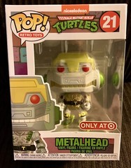 Exclusive Funko POP Retro TMNT METALHEAD Teenage Mutant Ninja Turtles #21 Target