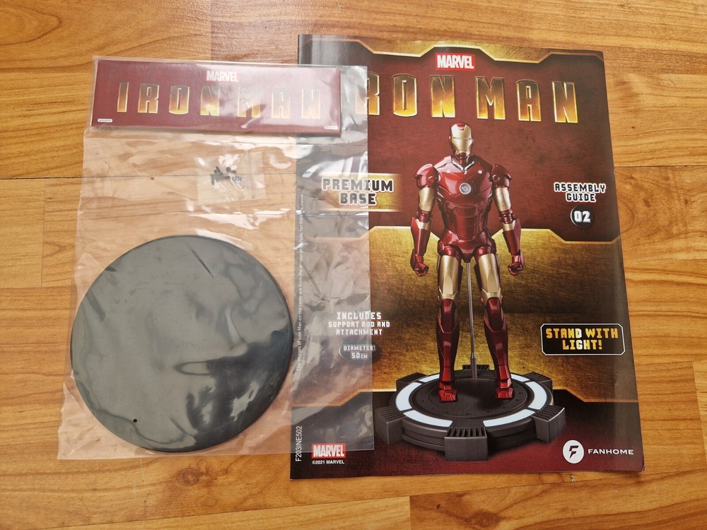 1/3 DEAGOSTINI FANHOME BUILD THE MARVEL IRON MAN MK3 MKIII PREMIUM BASE PART 2