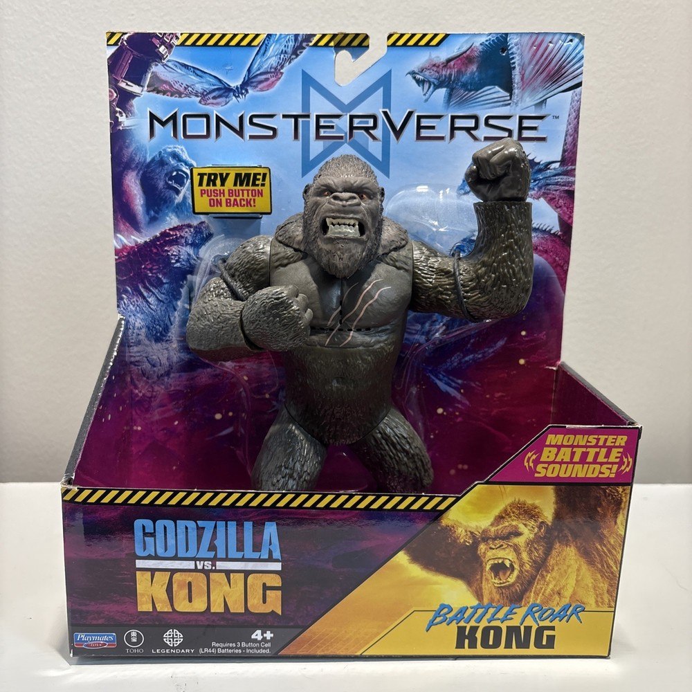 MonsterVerse Godzilla VS Kong Battle Roar KONG Action Figure BRAND NEW Playmates