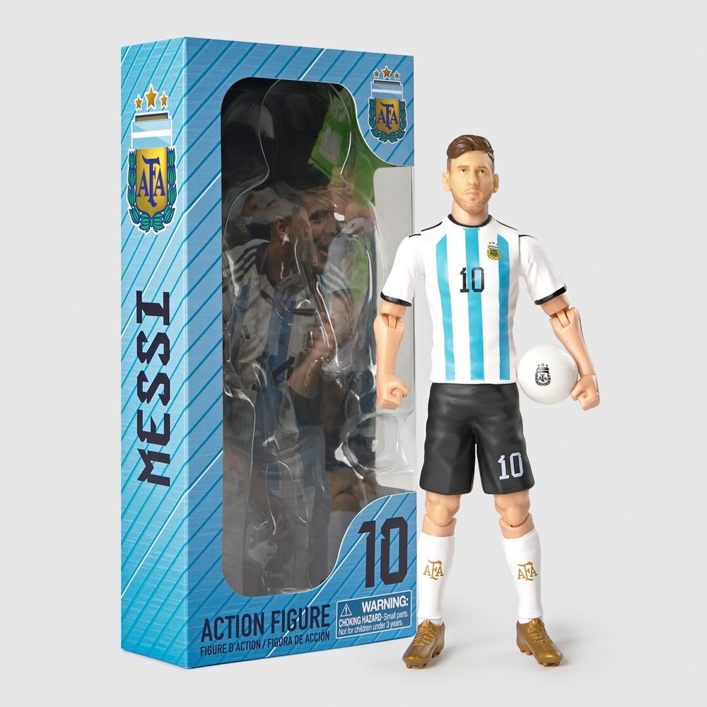 Banbo Toys SOCKERS Argentina Messi 8″ Collectible Soccer Action Figure