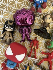 20 Mixed Lot Toys Action Figures Funkos Xmen Marvel SpiderMan Scooby Doo