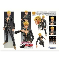 JoJo Part 5 Super Action Statue Ver.BLACK Action Figure Select Medicos Japan