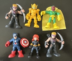 Playskool Marvel Super Hero Adventures Avengers 2013-2015 Lot Of 6
