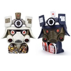 Set of 2x DR76 5oz Clutter Canbot Dragon 76 Vinyl NEW Blue and White BOTH NIB 🔥
