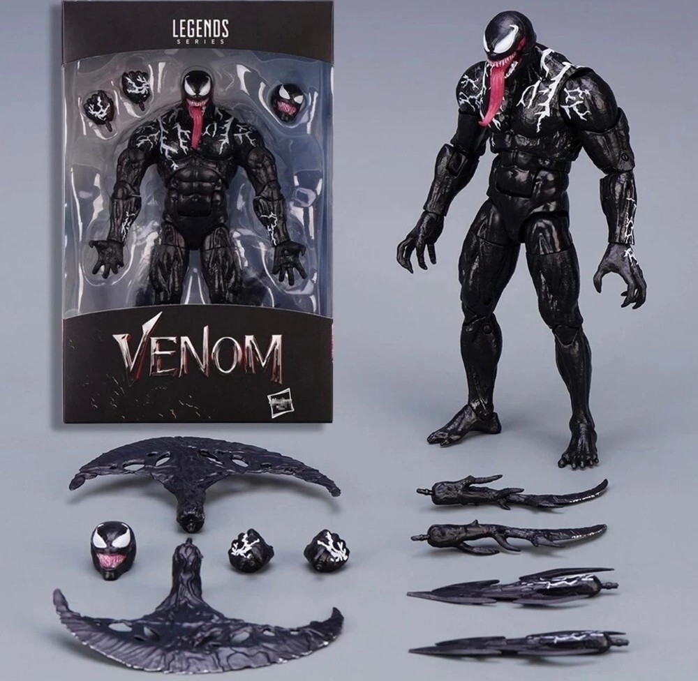 Spider-Man Marvel Legends Retro Venom Action Figure Halloween Christmas Gift