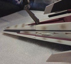 🔥🔥2007 STAR WARS: 30th ANNIVERSARY COLLECTION – V-WING STARFIGHTER *COMPLETE*