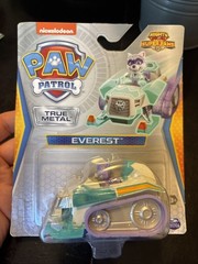 HTF Paw Patrol Mighty Pups Super Paws True Metal Everest Diecast Car Nickelodeon