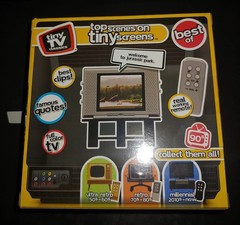 Tiny TV Classics Jurassic Park Mini Working Collectible TV Retro Desk Toy New