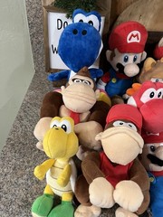 Lot of 15 Super Mario Brothers Yoshi sonic donkey Kong Bowser plush 2017 2018