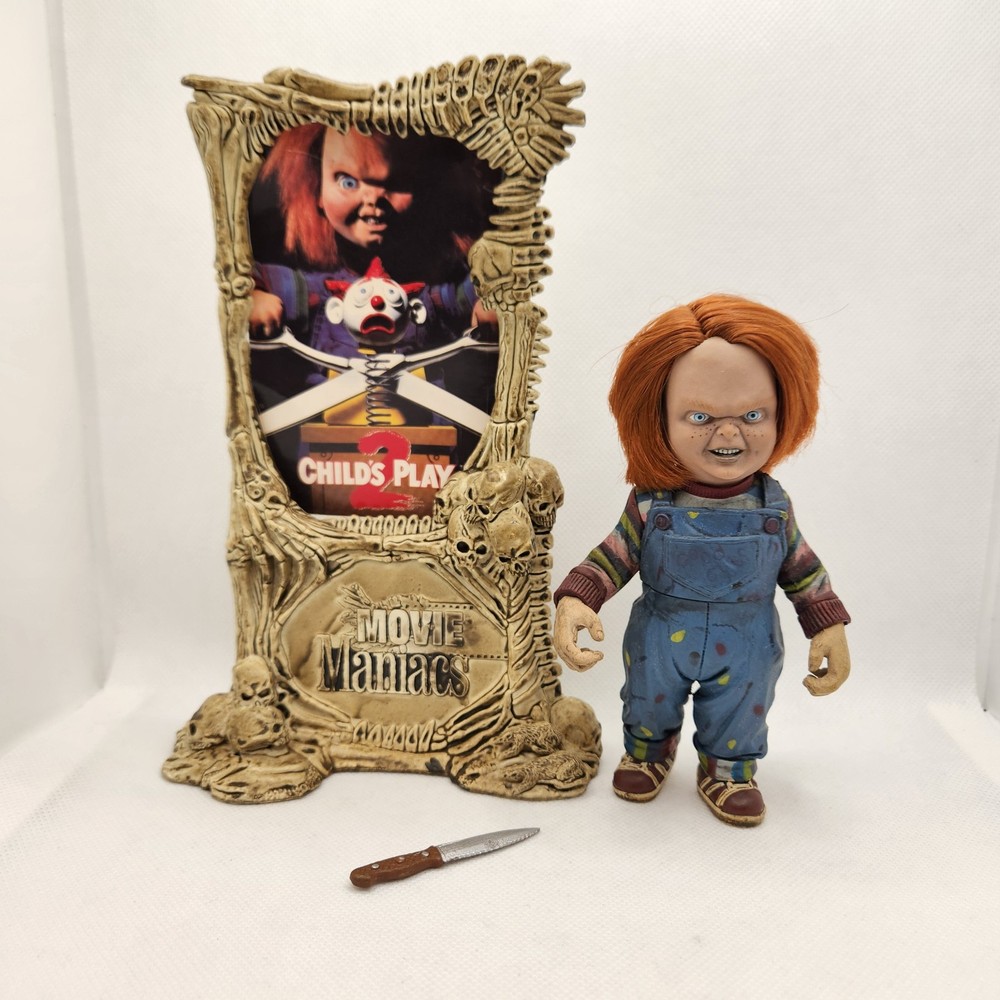 McFarlane Movie Maniacs Series 2 CHUCKY Child’s Play 2 Figure 1999 Complete